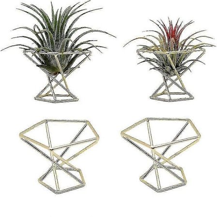 4 kpl Ometric Plant H -kasviteline metalliset kasvit D -istutustelineet Himmeli R Ti