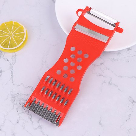 Stor multifunktionell fem-i-ett per er grönsak strimlad till