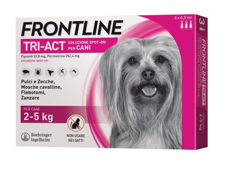 Frontline Tri-Act Soluzione Spot On Cani 2-5kg 3x0,5ml