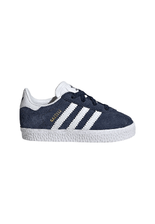 Adidas Originals Gazelle Comfort Closure Elastic Laces Skor Barn Sneakers Unisex Blå 22