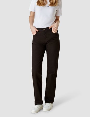 Shaping New Tomorrow - Dame - Jeans - Stay Black - Straight - Størrelse 24/28