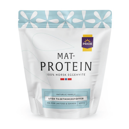 Prior Matprotein med vanilje, 400 g