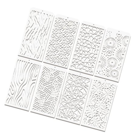 Mallineaskartelutyökalu laadukkaalla PET-materiaalilla useisiin pintojen koristeluprojekteihin