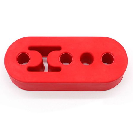 2 stk. Udstødningsophæng Gummi (Rød) Justerbar Isolator Bøsning Montering