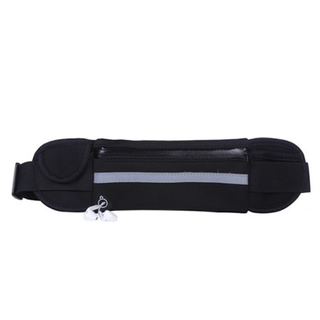 Löparstretch Fanny Pack (Svart), Fanny Pack Vattentät Flip Fanny Pack, Justerbar Fitness Fanny Pack för iPhone-serien Samsung S/Note-telefoner, Me