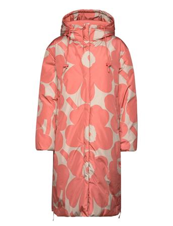 Jarla Unikko Down Coat Fôret Kåpe Rosa Marimekko