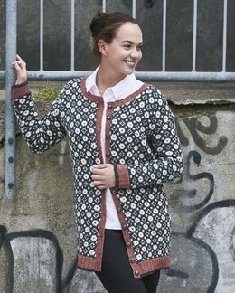 Lang cardigan Eleonora - Permin