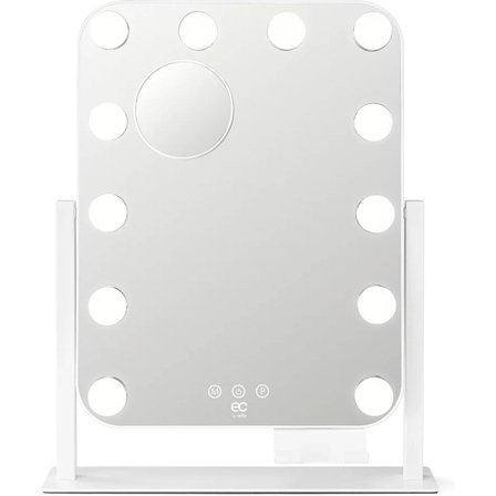 EC by Wilfa - Sminkespeil MI3W-D29 MIRROR ROTATED STYLE HOLLYWOOD 29 Grå