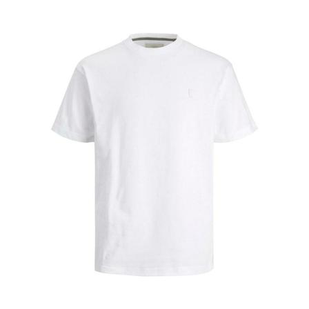 Jack & Jones, T-Shirts Wit, Heren, Maat:S,Katoen