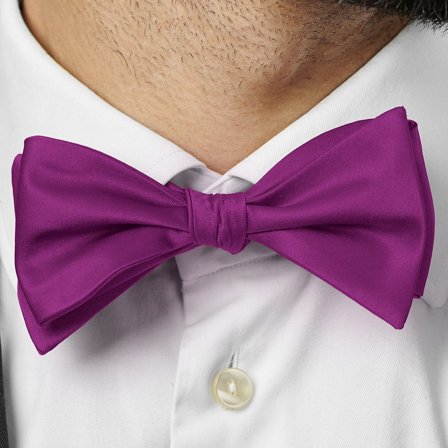 Fialový vázací motýlek Basic pro muže - Vázací motýlky