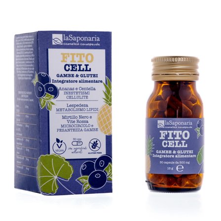 LA SAPONARIA In&Out - integratori FITOCELL - Integratore alimentare cellulite e microcircolo 30CAPS - Integratore Circolazione