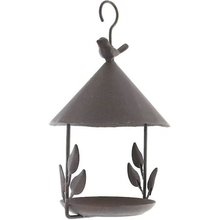 Riippuva linnunsyöttölaite - Metalli linnunsyöttölaite - Ihanteellinen parvekkeelle ja puutarhaan - Riippuva linnunsyöttölaite
