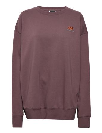 Uni-Ssentials French Terry Crewneck Sweatshirt Sweatshirt Trøje Burgundy New Balance
