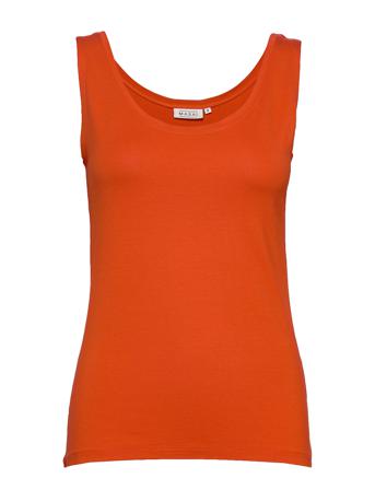 Els T-shirts & Tops Sleeveless Oransje Masai