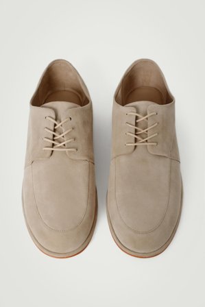 COS Men's Zapatos Derby De Ante in Beige