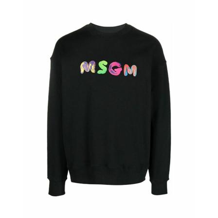 Msgm Sweatshirts Sort, Herre
