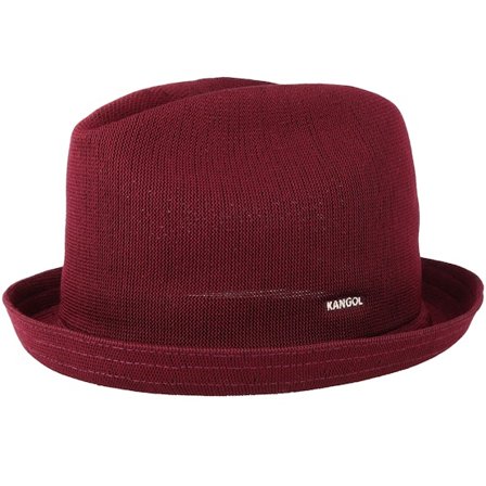 Kangol - Vermelho fedora Chapéu - Tropic Player Burgundy Fedora @ Hatstore