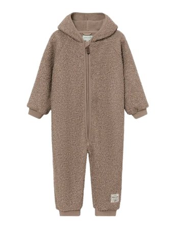 MINI A TURE Matadel Teddyfleece Jumpsuit. Grs - Brown - 74