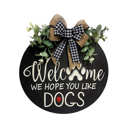 Velkommen Dør Henger Dør Dekorasjon Dør Krans Foran Dør W