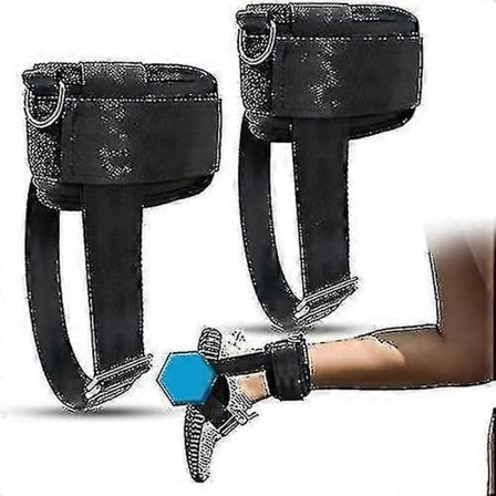 Justerbara hantel fotledsremmar D-ringar Vikter Benförlängning Träning Tibialis Tränare Hemmagym Fitnessutrustning-