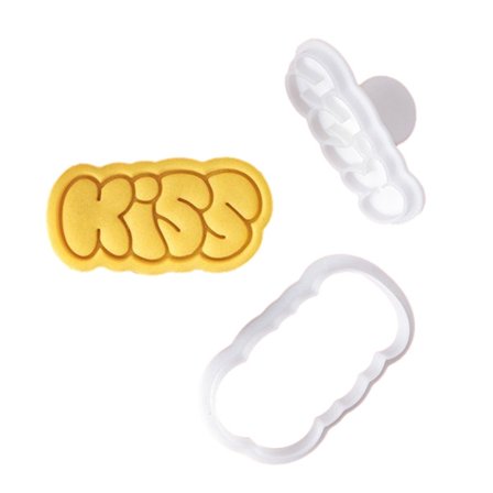 Bryllupskakeutstikkere Valentinsdag Kjeksformer Plast Bakeutstikkere