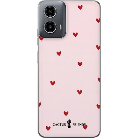 Yhteensopiva Puhelinkuori Motorola Motorola Moto G34 Cactus and Friends – HeartSprinkle