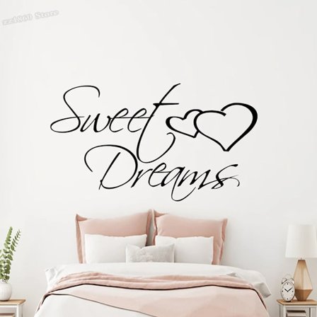 Vinyl Wall Decals Sweet dreams inspirational quote Wall Sticker for Home Bedroom Decoration gift Vinyl transfer Decals A196