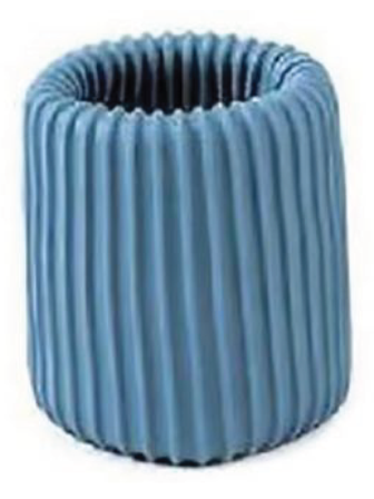 Doff Strømpepåtrekker silikonring, Blå, 1 stk.