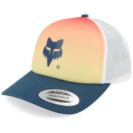 Fox - Naranja trucker Gorra - Women Elevated Foam Orange/White/Navy Trucker Hat @ Hatstore