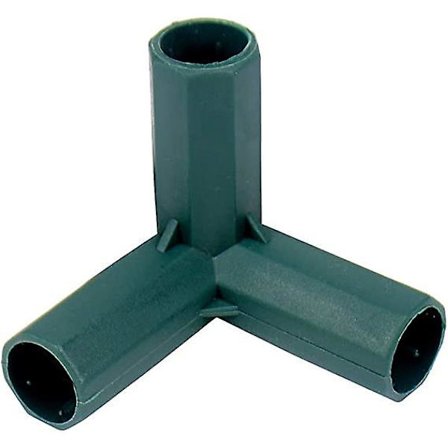 10 kpl 3-tie 11 mm kyynärpää PVC-putkiliitin Rakenna raskaan kasvihuoneen runko Huonekaluliittimet Telttayhteys(3-tie)