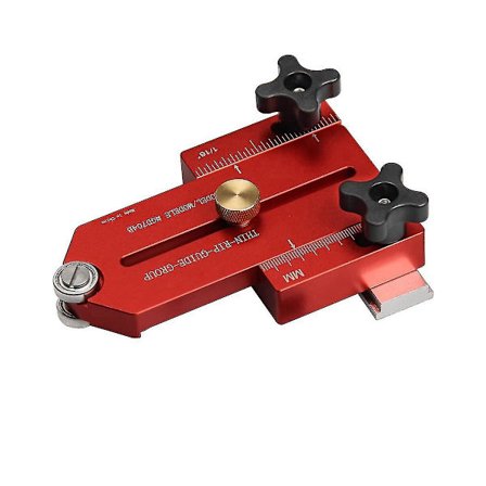 Udvidet tynd rip jig bord sav jig guide til gentagne smalle strimler skæringer fungerer med bord sav router