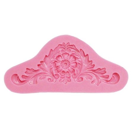 3D Barokk Krone Sukker Fondant Sjokolade Kake Silikonform Kjøkken Baking Dekor