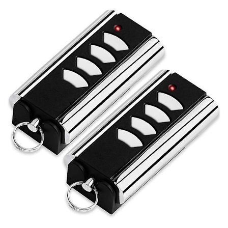 2 kpl 433,92 MHz autotallin ovenavaaja tavalliselle teräksiselle kädessä pidettävälle lähettimelle, autotallin ovenavaaja Crawfo QPS:lle