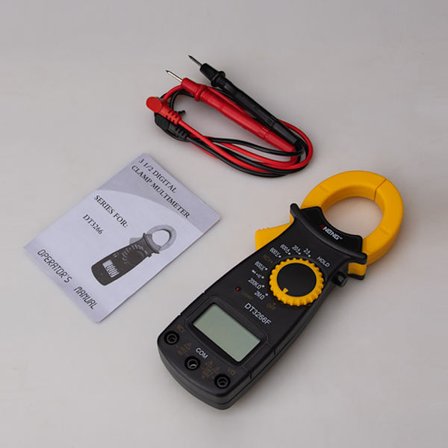 DT3266F LCD Digital Clamp Multimeter Amperemeter för elektriker och el