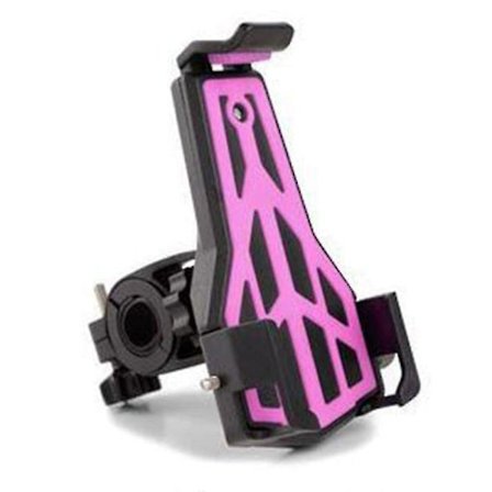 Säädettävä liukumaton 360 asteen kiertävä pyörän puhelimen pidike iskunkestävä kestävä kahva kiinteä puhelimen teline tavalliselle