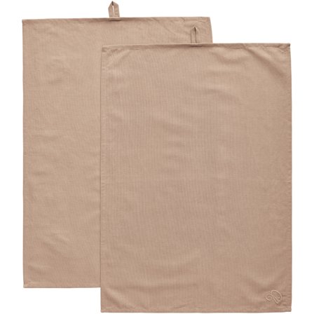 Decotique Sienna kökshandduk linne 70 × 50 cm 2-pack, taupe | Matlagning > Köksredskap > Kökshanddukar | Bagaren och Kocken