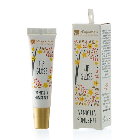 LA SAPONARIA Lip gloss trasparente - Vaniglia fondente 12ml - Gloss
