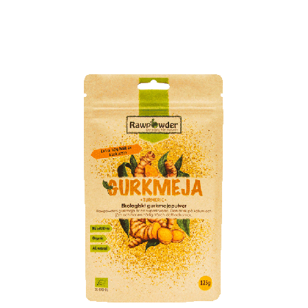 Rawpowder Økologisk Gurkemeiepulver 125 g