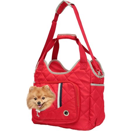 Hundebæltetaske til små hunde, åndbar mesh rejse sikkerhedstaske, justerbar strop håndfri hundebæltetaske med bløde sider, sammenklappelig rejse