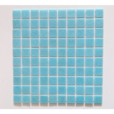 Lyseblå sklisikker mosaikk svømmebasseng mosaikk