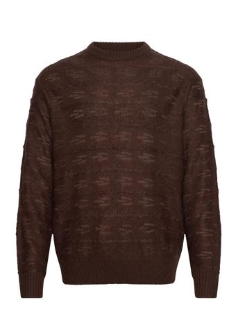 Rrdax Knit Boxy Fit Brown Redefined Rebel