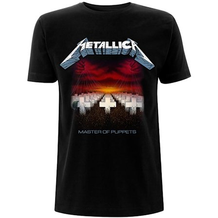 Metallica Unisex Vuxen Master Of Puppets Tracks Baktryck T-shirt