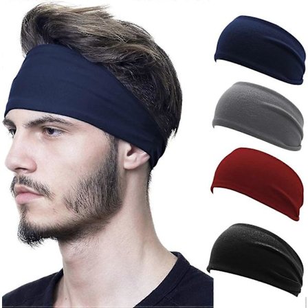 Bandana Pannband, AcserGery Fukttransporterande Infällbart Multifunktionellt Pannband