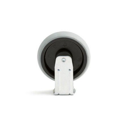 Bockrolle, 125 x 32 mm, TK 100 kg, Massivgummi