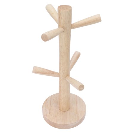 Koppstativ sponplate 32,5x14,5 cm koppholder for oppbevaring, utstilling og tørking av kopper og flasker