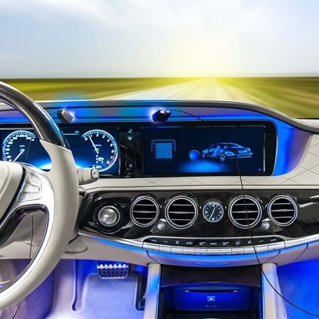 Interiör belysning till bilen 12V - Blå