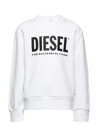 Screwdivision-Logo Over Sweat-Shirt White Diesel