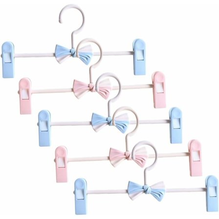 Deler Henger Plassbesparende Klærhengere Tørkestativ Bukser Skjørtehenger Bukser Tørkestativ for Klær Dyne Klips