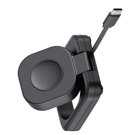 Lading for klokke 9/8/7/6/5/4 40mm 41mm 42mm trådløs ladestasjon med innebygd uttrekkbar kabeloppbevaring