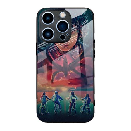 Passer for Apple glass telefondeksler med Stranger Things anime